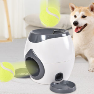 Slimme Huisdierenvoerder met Tennisbal – Beloningsmachine & Ballenwerper